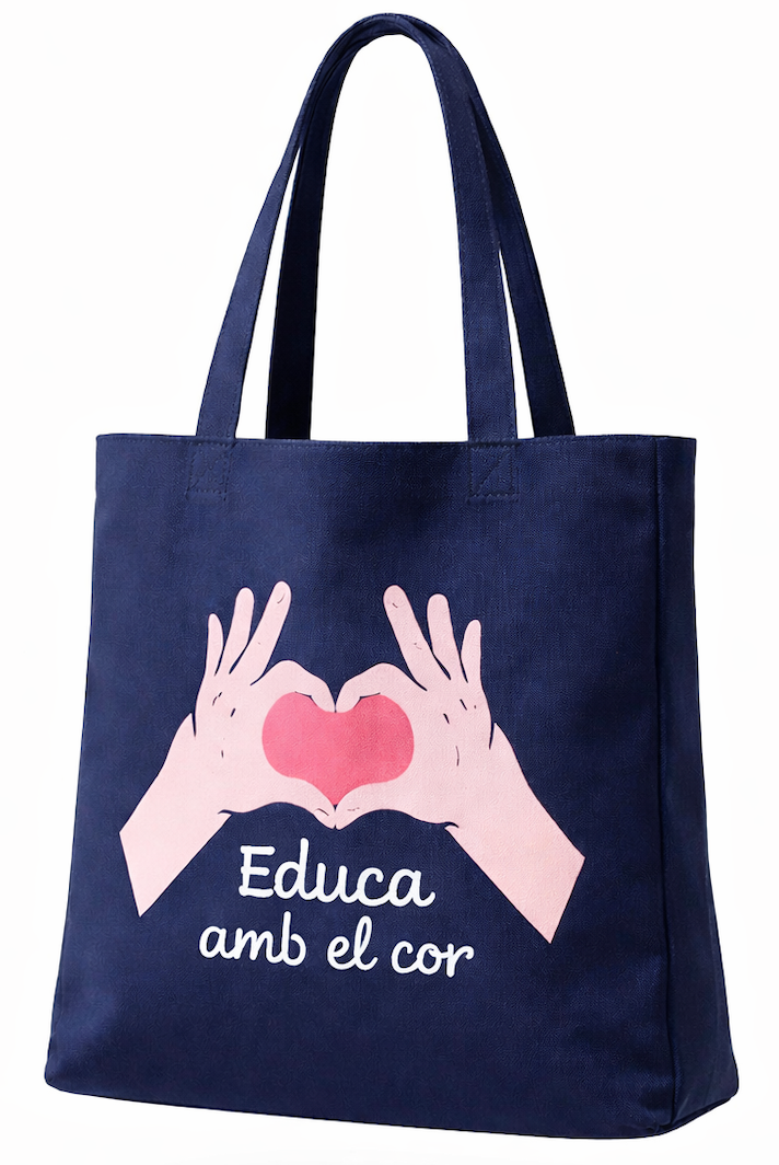 Totebag BorsaDocent · Educa amb el cor